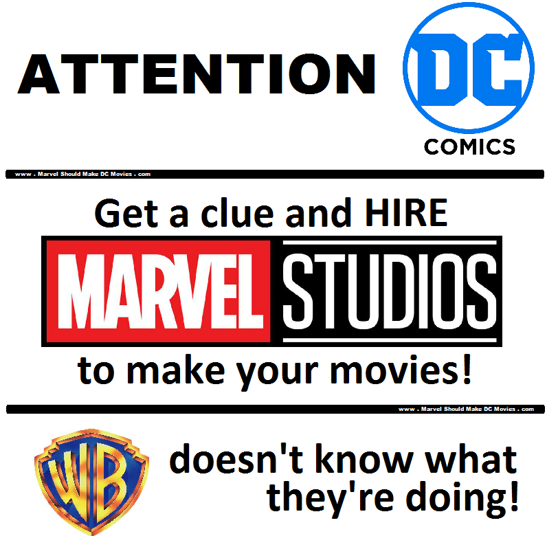 Marvel Studios should be creating DC's movie universe